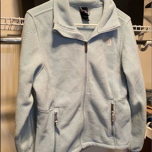 Light Blue North Face Fleece